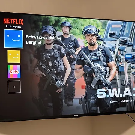 Pausiert Berghof Woerner Schwarzwaldstube Netflix Balkon Apartment